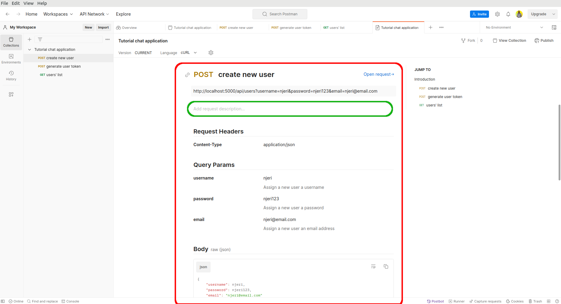 Edit endpoint documentation