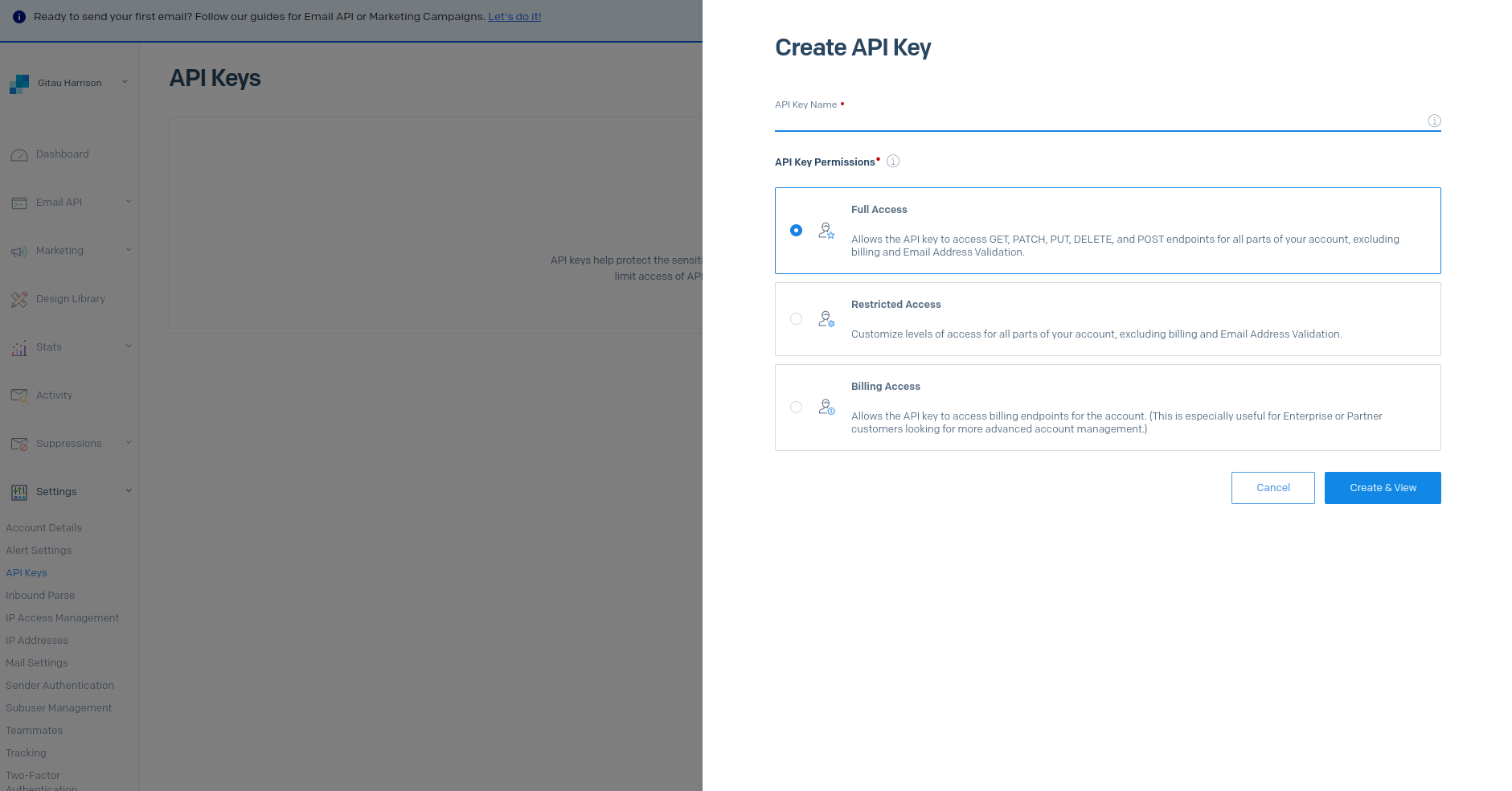 Create API Name