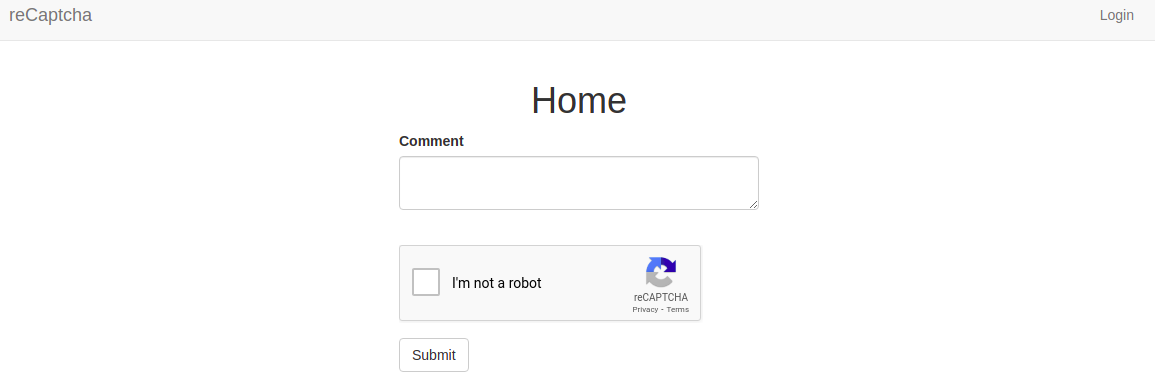  reCaptcha