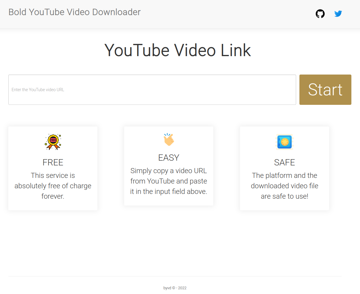 Bold YouTube Video Downloader